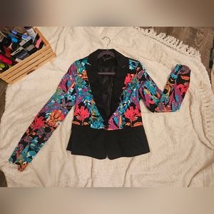 Multicolored Exotic Blazer Size XS